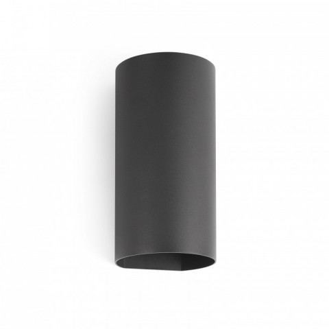 Aplique murale de jardin gris foncé bruc 2 ampoules