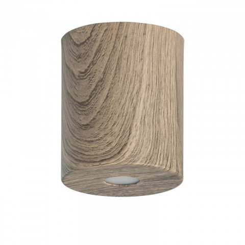 Plafonnier marron techno 1 ampoule 12 cm