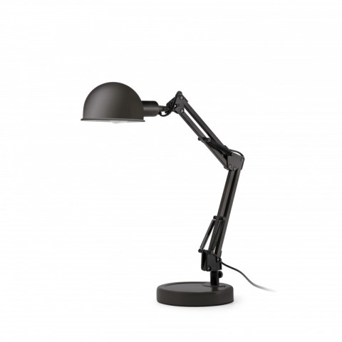 Lampe de bureau noire baobad 1 ampoule