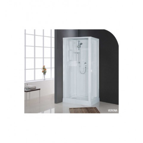 Cabine de douche portes battantes 80x80x200cm verona
