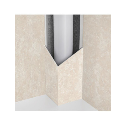 Cache tuyau en l collection mineralis - coloris & dimensions aux choix