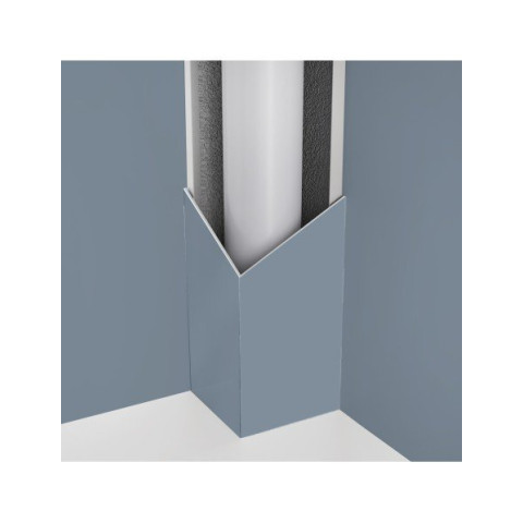 Cache tuyau en u 300 x 300 x 300 h2500 - coloris aux choix