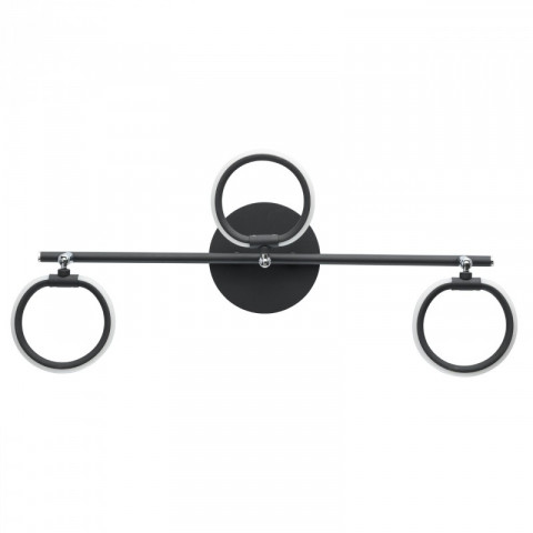 Spot noir techno 3 ampoules 21 cm
