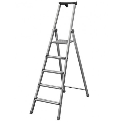Escabeau aluminium 5 marches, CENT308205