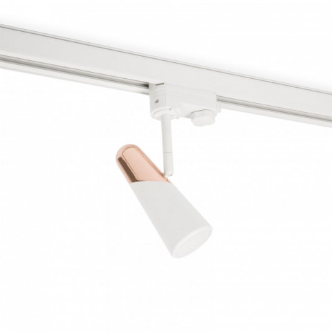 Projecteur sur rail blanc lao
