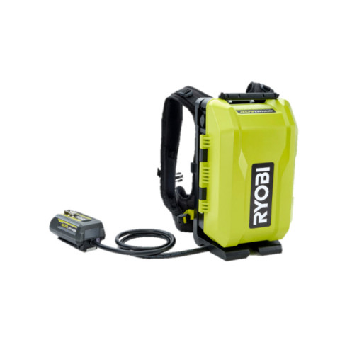 Chargeur 3 ports pour batteries 36v ryobi max power - 6,0ah - support dorsal - ry36bp3pa-0