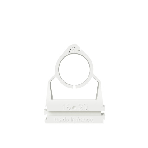 Sachet de 10 CLIPEA Blanc de Ø16-20 - 580162