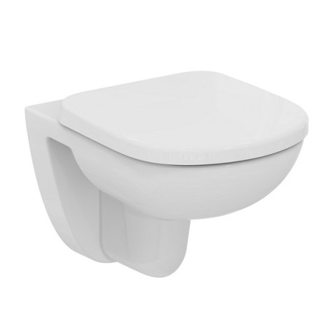 Ensemble Cuvette Suspendue Kheops Courte Abattant Frein De Chute Blanc Ideal Standard T328201t679901