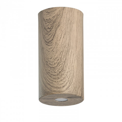 Plafonnier marron techno 1 ampoule 20 cm