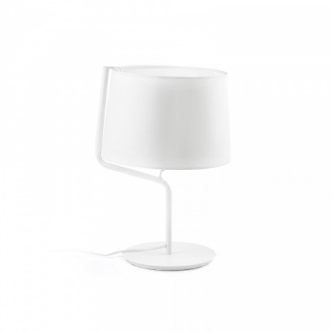 Lampe de table blanche berni 1 ampoule