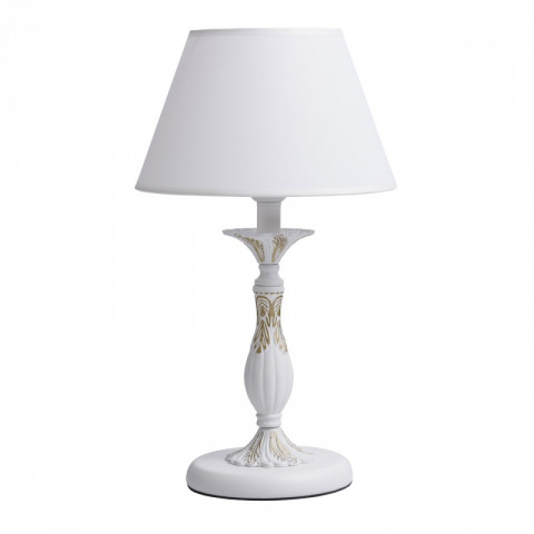 Lampe de table blanche classic 1 ampoule 50 cm
