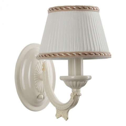 Applique murale beige classic 1 ampoule 25 cm