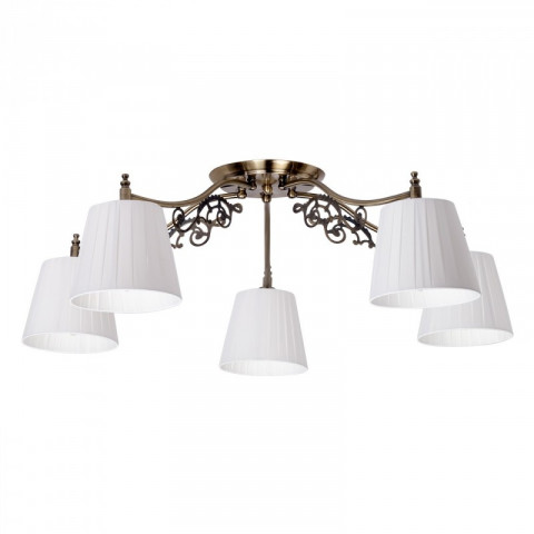 Plafonnier laiton classic 5 ampoules 26 cm