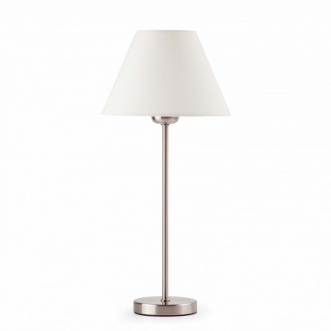 Lampe de table beige nidia 1 ampoule