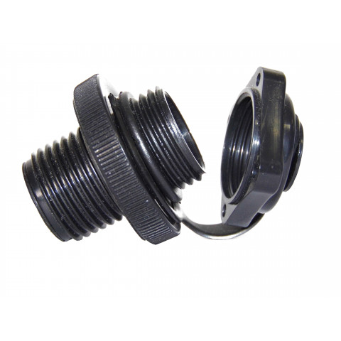 Bouchon + valve de gonflage pour tous type de spa ospazia - couleur : noir