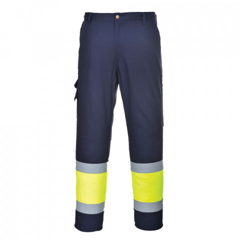 Pantalon haute visibilité portwest combat bicolore - Couleur et taille au choix