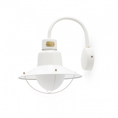 Aplique murale de jardin blanche newport 1 ampoule