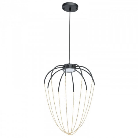 Suspension noire industrial   177 cm