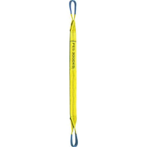 Élingue en ruban, Long. utile : 3 m, Capacité max. directe 8000 kg, Larg. : de sangle 240 mm, Couleur : bleu
