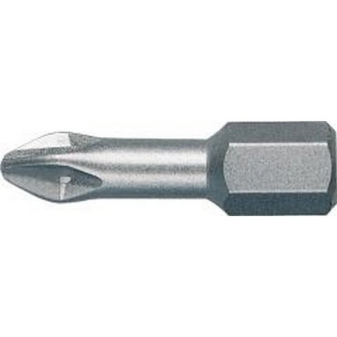 Embout semi-dur avec zone de torsion pour vis cruciforme 1/4'' PZ, Dimensions : PZ 3, Long. totale 25 mm