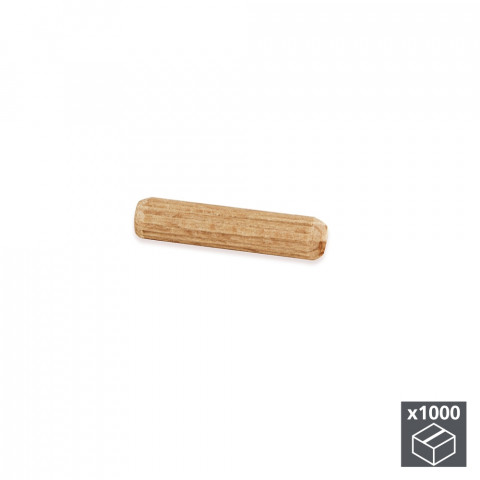 Tourillons bois longueur et diamètre au choix (par 1000)
