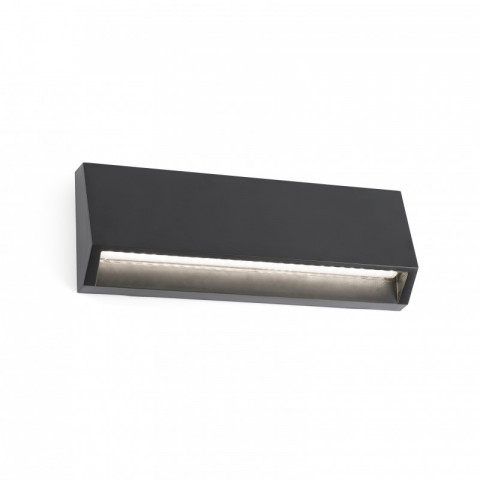 Aplique murale de jardin gris foncé must