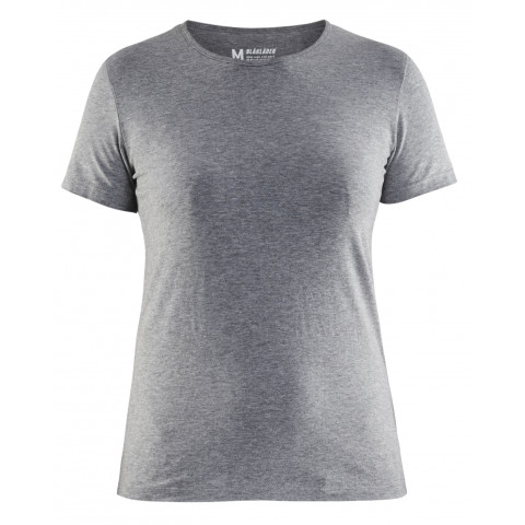 T-shirt femme gris chine  33041059