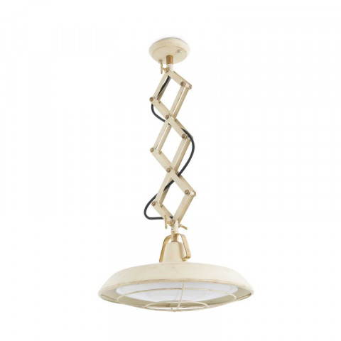 Suspension blanc cassé plec