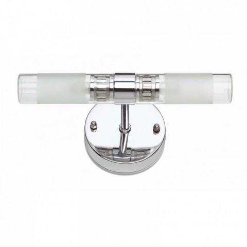 Applique salle de bains chrome relax 2 ampoules