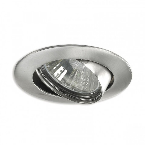 Plafonnier chromé techno 1 ampoule 2 cm