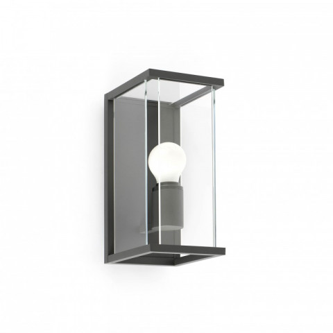 Aplique murale de jardin gris foncé nala 1 ampoule