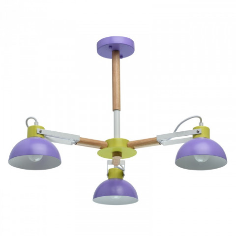 Suspension multicouleur megapolis 3 ampoules 45 cm