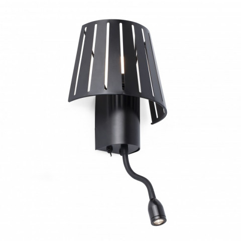 Aplique murale noire mix 1 ampoule