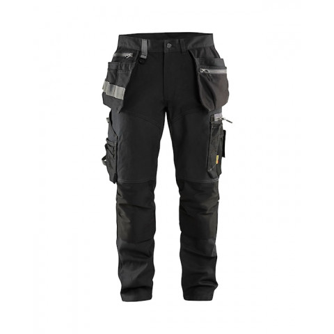 Pantalon artisan stretch poches noir  15991860