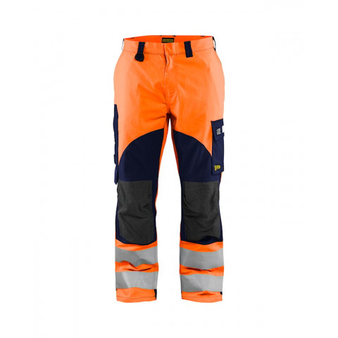 Pantalon multi inhérent orange fluo marine  15881513