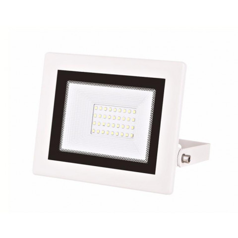 Projecteur led phare slim blanc 30w ip65 - couleur eclairage : blanc chaud 2300k - 3500k