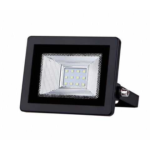 Projecteur led phare slim noir 10w ip65 - couleur eclairage : blanc froid 6000k - 8000k