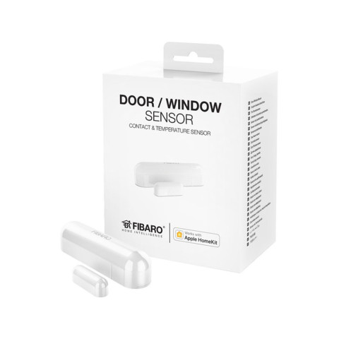 Détecteur d'ouverture sans fil bluetooth compatible apple homekit - door sensor blanc - fibaro