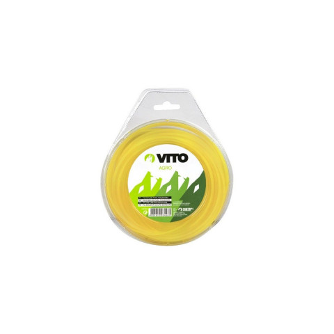 Fil nylon rond pour débroussailleuse - longueur 12m - diamètre 1.3mm