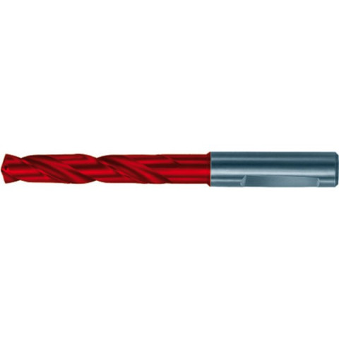 Foret hélicoïdal en carbure monobloc, SuperLine 5 x D, type RT 100 U, DIN 6537, DIN 6535, forme HE, surface FIRE, Ø m7 : 9,25 mm, Long. totale 103 mm