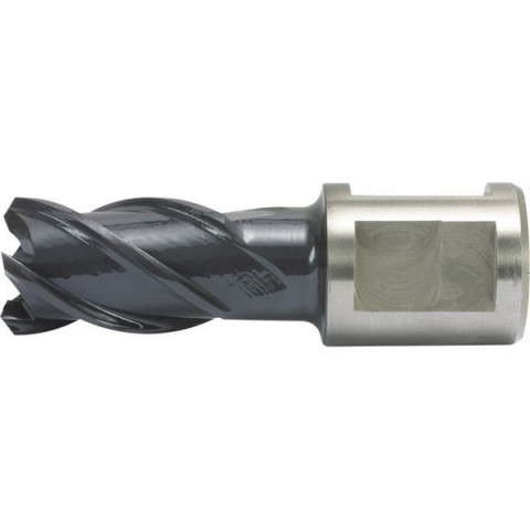 Fraise à carotter, acier à coupe rapide Co, à revêtement RQX, profondeur de coupe de 25 mm, Ø de foret : 22 mm
