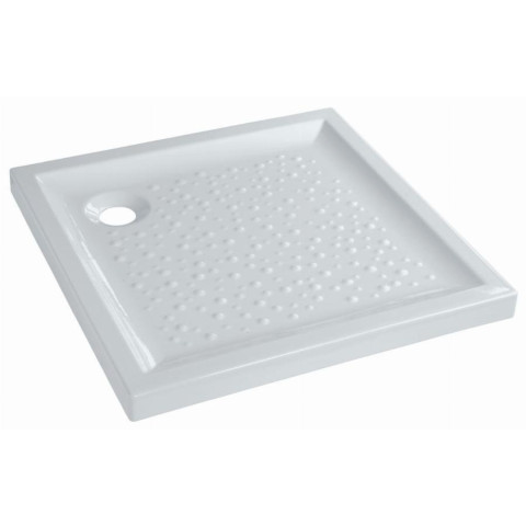 Receveur céramique GEBERIT Bastia - 70 x 70 extra-plat à poser/encastrer - 00720200000001