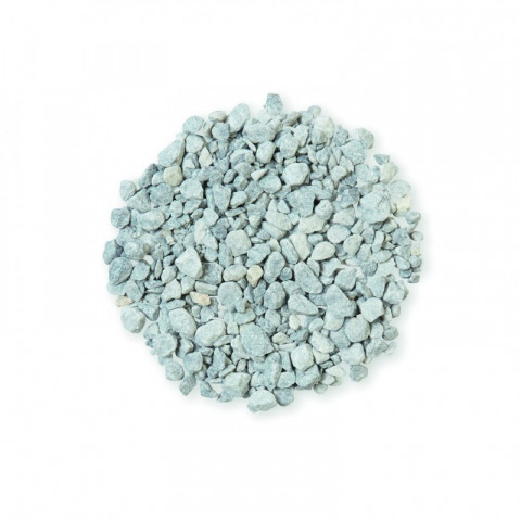 Gravier concassé marbre bleu turquin 8/16 mm - sac 25 kg - bleu turquin