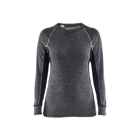 Haut de sous-vêtements en laine mérinos WARM femme 72001732 - Taille au choix