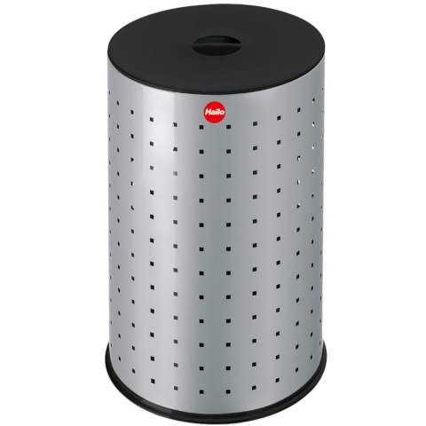 Hailo corbeille à linge bathline 42 l argenté 0744-121
