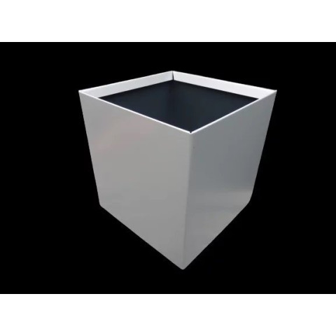 Boite à eau alu 200x200x210 - RAL 9006 Gris
