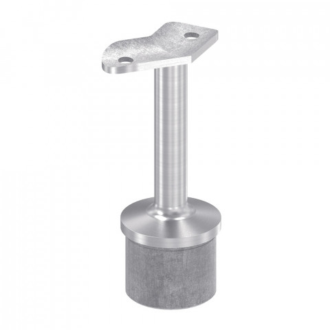 Support main courante diam 42,4mm à 135° pour poteau rond à encoller aisi 304