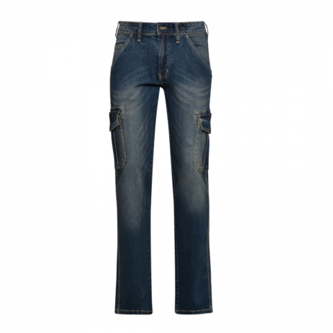 Jean de travail diadora cargo stone denim - Taille et coloris au choix 