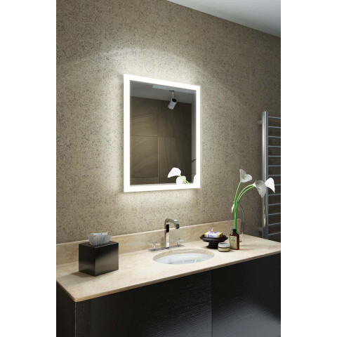 Miroir rgb rasoir audio avec bluetooth, anti-buée, capteur k1416irgbaud