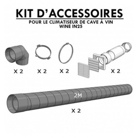 Kit climatiseur de cave winemaster fondis